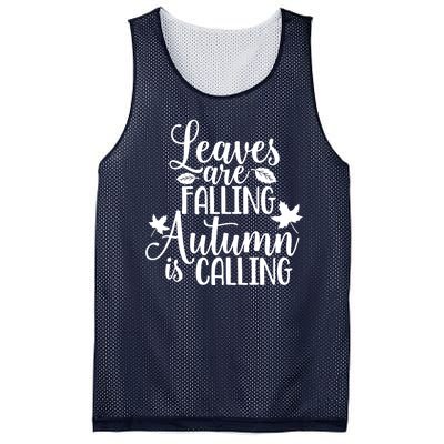 Leaves Are Falling Autumn Is Calling Mesh Reversible Basketball Jersey Tank