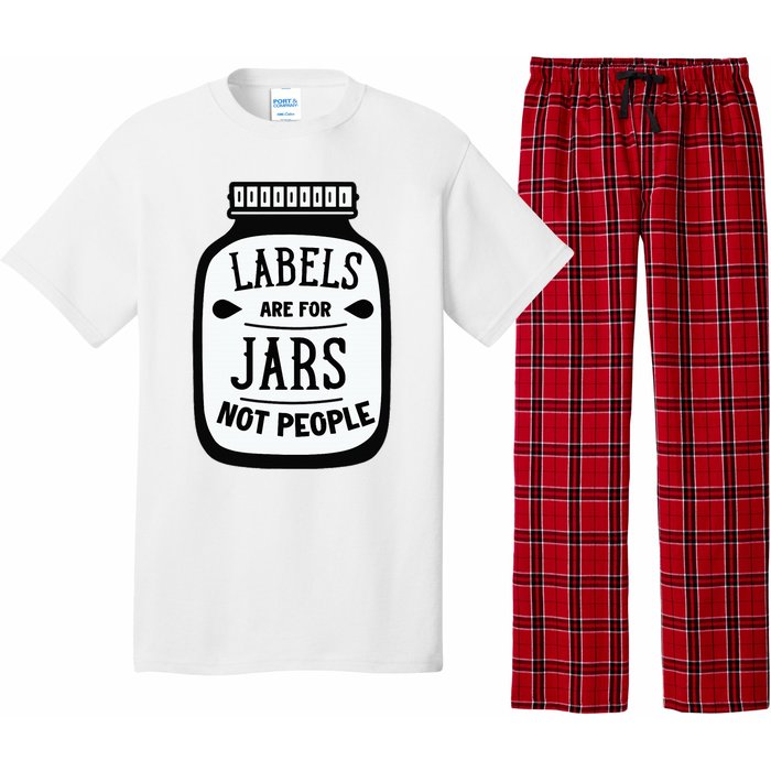 Labels Are For Jars Not People Pajama Set