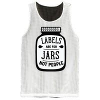 Labels Are For Jars Not People Mesh Reversible Basketball Jersey Tank