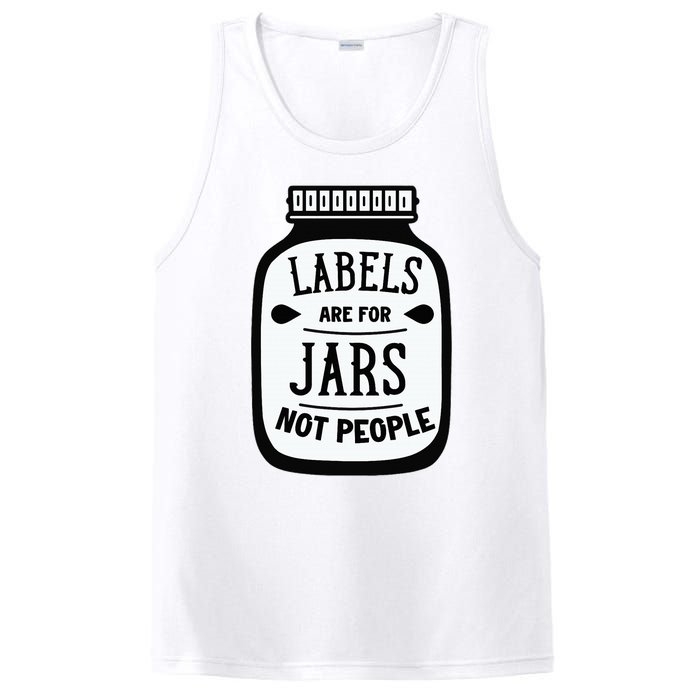 Labels Are For Jars Not People PosiCharge Competitor Tank