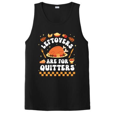 Leftovers Are For Quitters Funny Thanksgiving Dinner Gift PosiCharge Competitor Tank