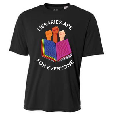 Libraries Are For Everyone Cooling Performance Crew T-Shirt