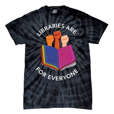 Libraries Are For Everyone Tie-Dye T-Shirt