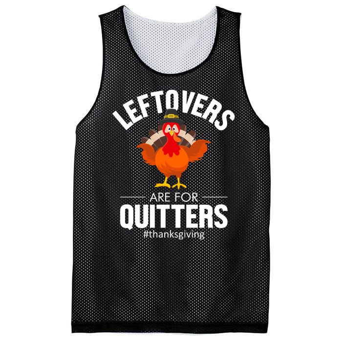 Leftovers Are For The Quitters Mesh Reversible Basketball Jersey Tank