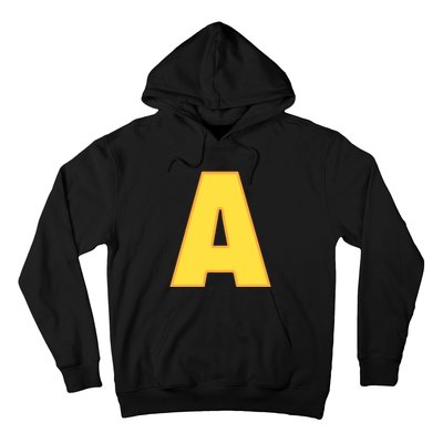 Letter A Funny Chipmunk Group Matching Halloween Costume Hoodie