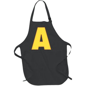 Letter A Funny Chipmunk Group Matching Halloween Costume Full-Length Apron With Pockets