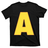 Letter A Funny Chipmunk Group Matching Halloween Costume T-Shirt