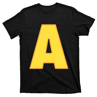 Letter A Funny Chipmunk Group Matching Halloween Costume T-Shirt