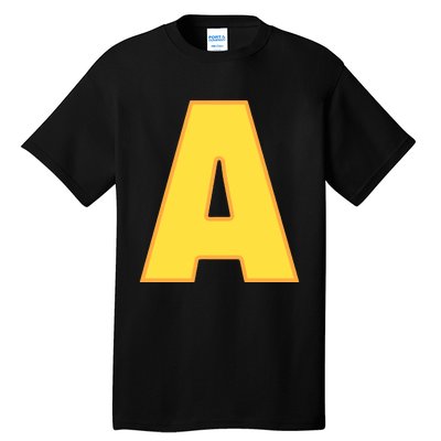 Letter A Funny Chipmunk Group Matching Halloween Costume Tall T-Shirt