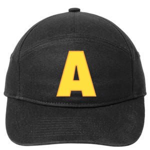 Letter A Funny Chipmunk Group Matching Halloween Costume 7-Panel Snapback Hat