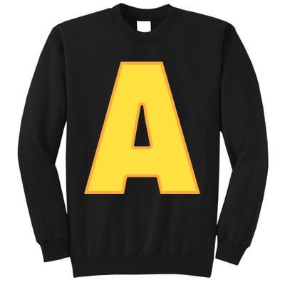 Letter A Funny Chipmunk Group Matching Halloween Costume Tall Sweatshirt