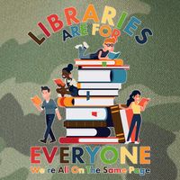 Libraries Are For Everyone Were All One The Same Page Legacy Tie Dye Trucker Hat