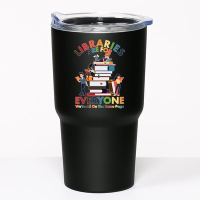 Libraries Are For Everyone Were All One The Same Page Tumbler