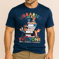 Libraries Are For Everyone Were All One The Same Page Performance Shirt