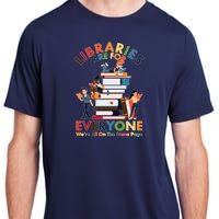 Libraries Are For Everyone Were All One The Same Page Adult ChromaSoft Performance T-Shirt