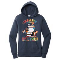 Libraries Are For Everyone Were All One The Same Page Women's Pullover Hoodie