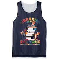 Libraries Are For Everyone Were All One The Same Page Mesh Reversible Basketball Jersey Tank