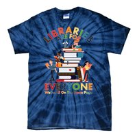 Libraries Are For Everyone Were All One The Same Page Tie-Dye T-Shirt