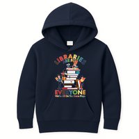 Libraries Are For Everyone Were All One The Same Page Kids Hoodie