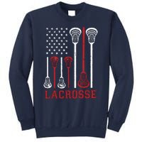 Lacrosse American Flag LAX Lacrosse Apparel Lacrosse Player Sweatshirt