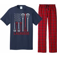 Lacrosse American Flag LAX Lacrosse Apparel Lacrosse Player Pajama Set