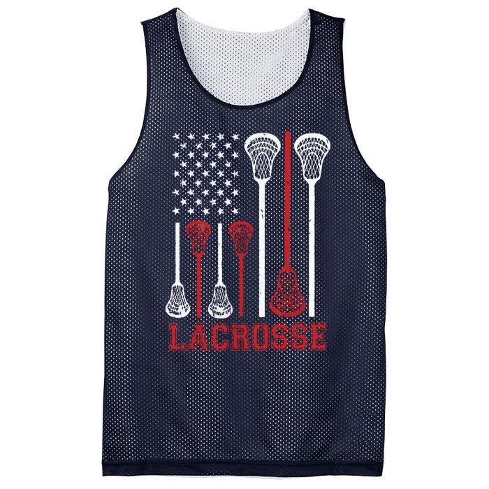 Lacrosse American Flag LAX Lacrosse Apparel Lacrosse Player Mesh Reversible Basketball Jersey Tank