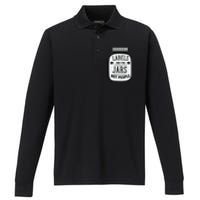 Labels Are For Jars Not People Positive Message Performance Long Sleeve Polo