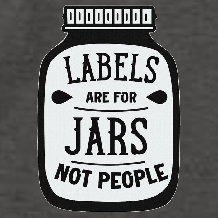 Labels Are For Jars Not People Positive Message Vector Backpack