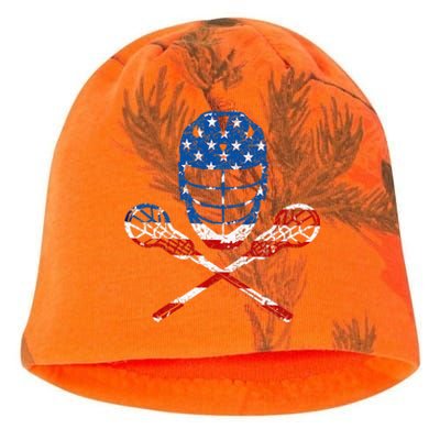 Lacrosse American Flag Lax Helmet Sticks Kati - Camo Knit Beanie