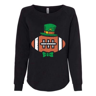 Leprechaun American Football St Patricks Day Sports Gift Cool Gift Womens California Wash Sweatshirt