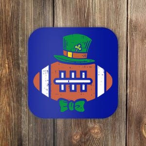 Leprechaun American Football St Patricks Day Sports Gift Cool Gift Coaster