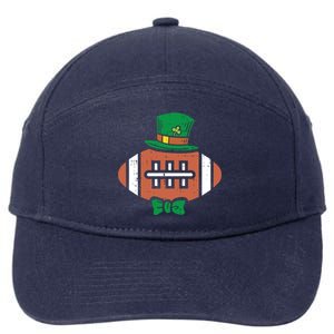 Leprechaun American Football St Patricks Day Sports Gift Cool Gift 7-Panel Snapback Hat