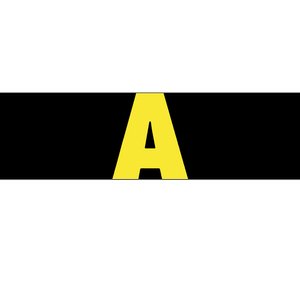 Letter A Funny Matching Halloween Costume Bumper Sticker