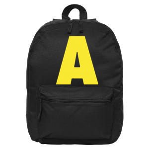 Letter A Funny Matching Halloween Costume 16 in Basic Backpack