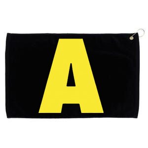 Letter A Funny Matching Halloween Costume Grommeted Golf Towel