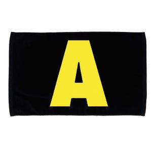 Letter A Funny Matching Halloween Costume Microfiber Hand Towel