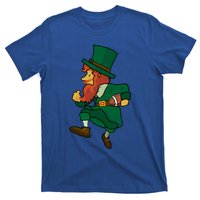 Leprechaun American Football St Patricks Day Sports Lover Gift T-Shirt