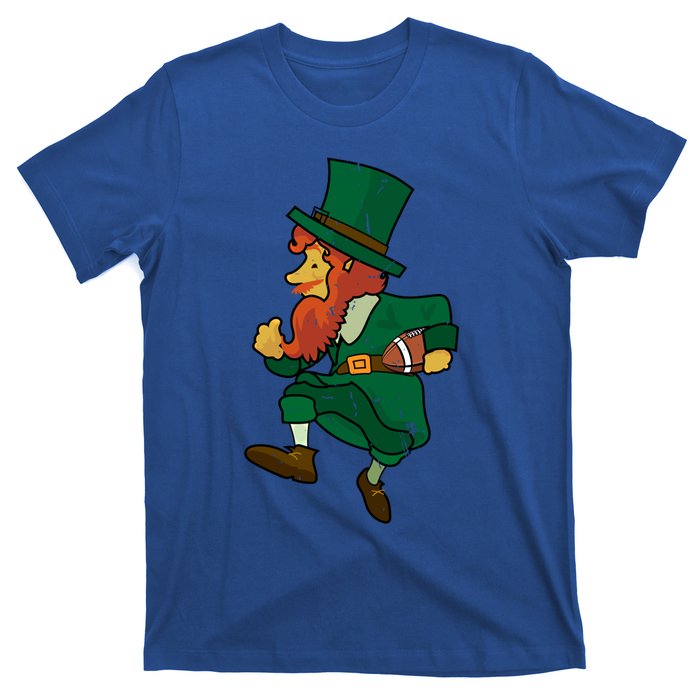 Leprechaun American Football St Patricks Day Sports Lover Gift T-Shirt