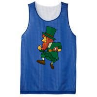 Leprechaun American Football St Patricks Day Sports Lover Gift Mesh Reversible Basketball Jersey Tank