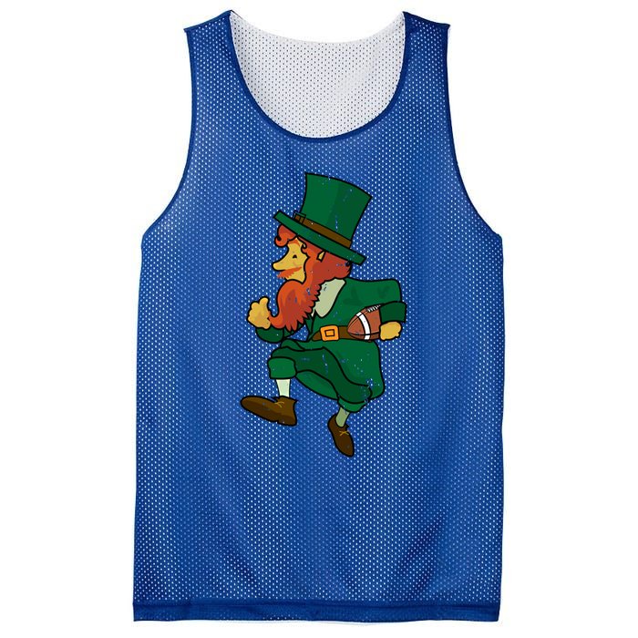 Leprechaun American Football St Patricks Day Sports Lover Gift Mesh Reversible Basketball Jersey Tank