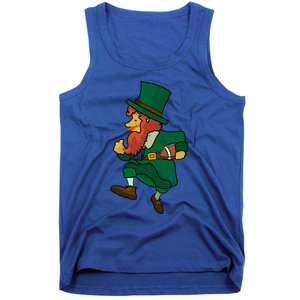 Leprechaun American Football St Patricks Day Sports Lover Gift Tank Top