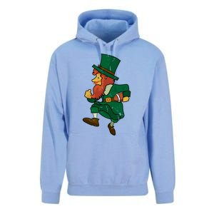 Leprechaun American Football St Patricks Day Sports Lover Gift Unisex Surf Hoodie