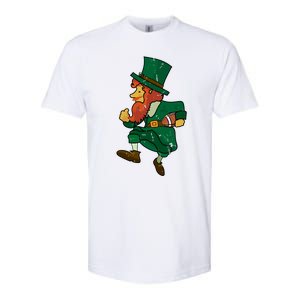 Leprechaun American Football St Patricks Day Sports Lover Gift Softstyle CVC T-Shirt