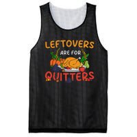 Leftovers Are For Quitters Turkey Day Thanksgiving Dinner Mesh Reversible Basketball Jersey Tank