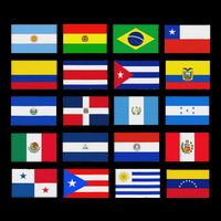 Latin American Flags Hispanic Heritage Month Doggie Tank