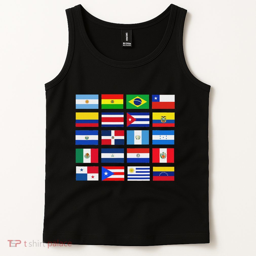 Latin American Flags Hispanic Heritage Month Tank Top