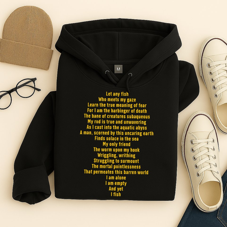 Let Any Fish Who Meets My Gaze Hoodie
