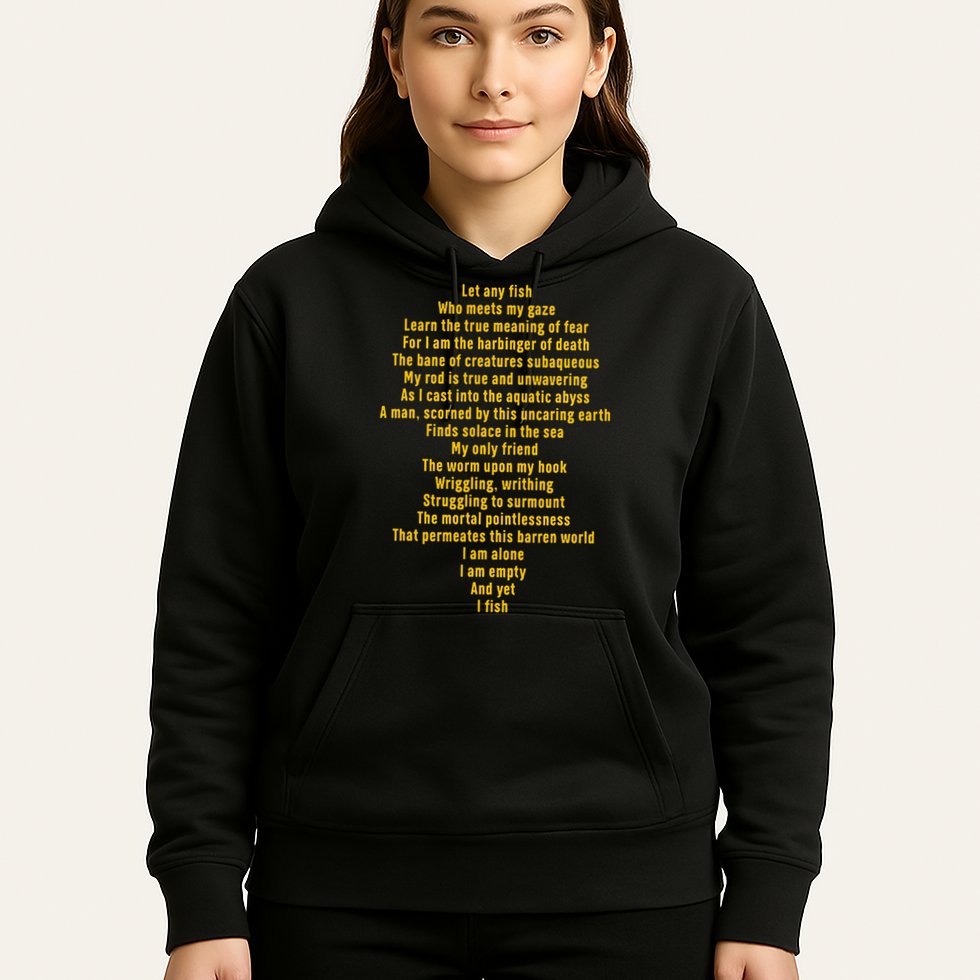 Let Any Fish Who Meets My Gaze Hoodie
