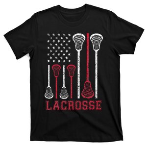 Lacrosse American Flag T-Shirt