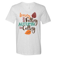 Leaves Are Falling Autumn Is Calling V-Neck T-Shirt